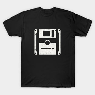 2D Floppy Disk T-Shirt